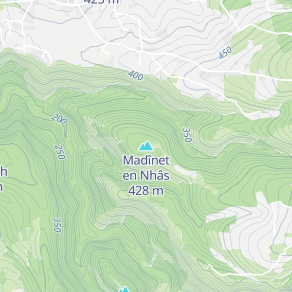 Map of Madînet en Nhâs