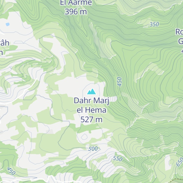 Map of Dahr Marj el Hema