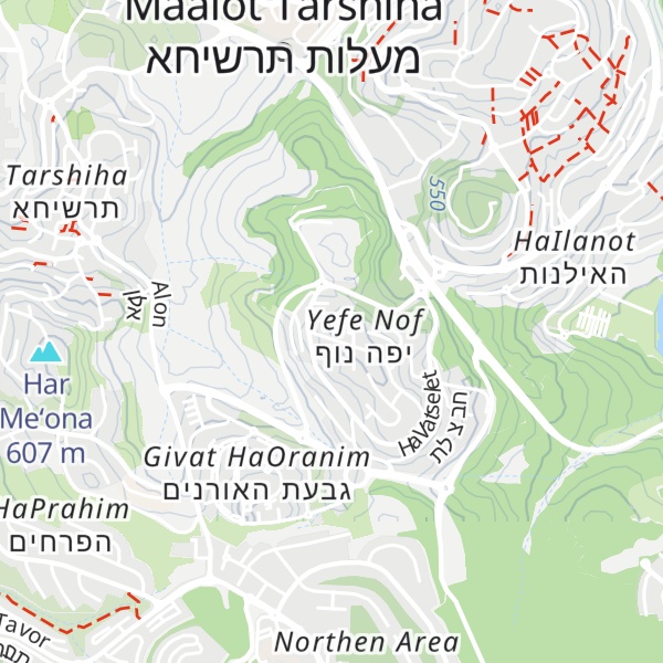 Map of Har Mekhal
