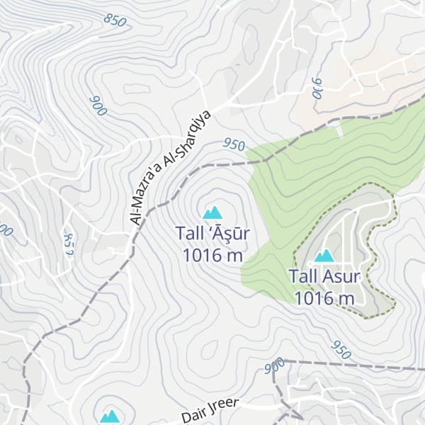 Map of Tall ‘Āşūr
