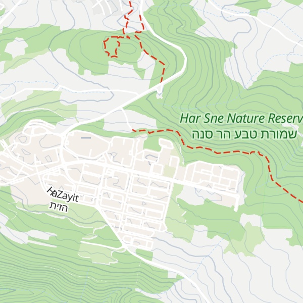 Map of Har Sene