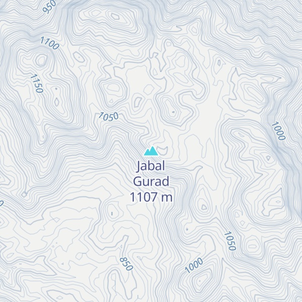 Map of Jabal Gurad