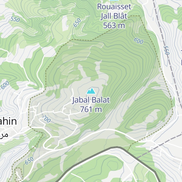 Map of Jabal Balat