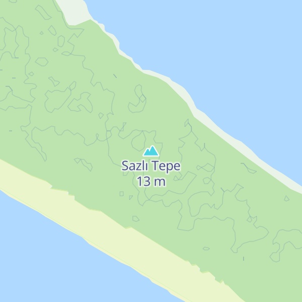 Map of Sazlı Tepe
