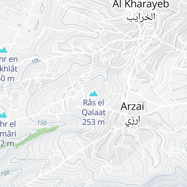 Map of Râs el Qalaat