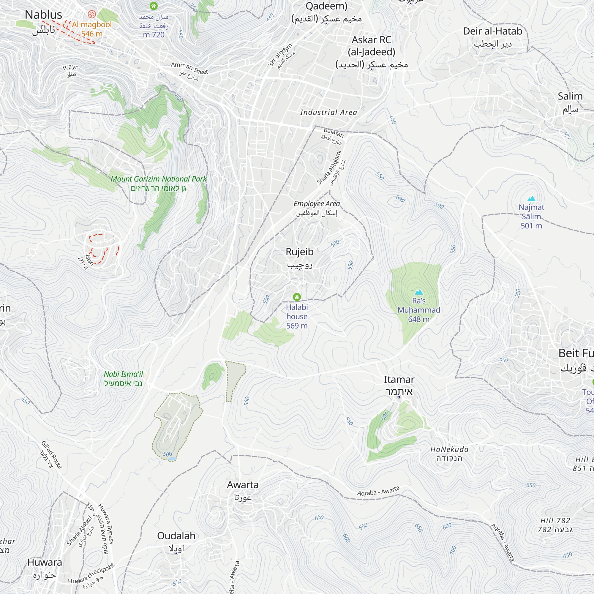 Halabi house map