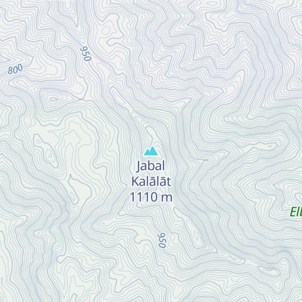 Map of Jabal Kalālāt