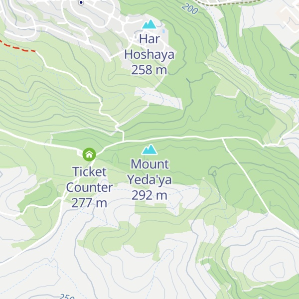 Map of Mount Yeda'ya