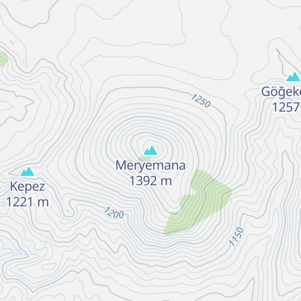 Map of Meryemana