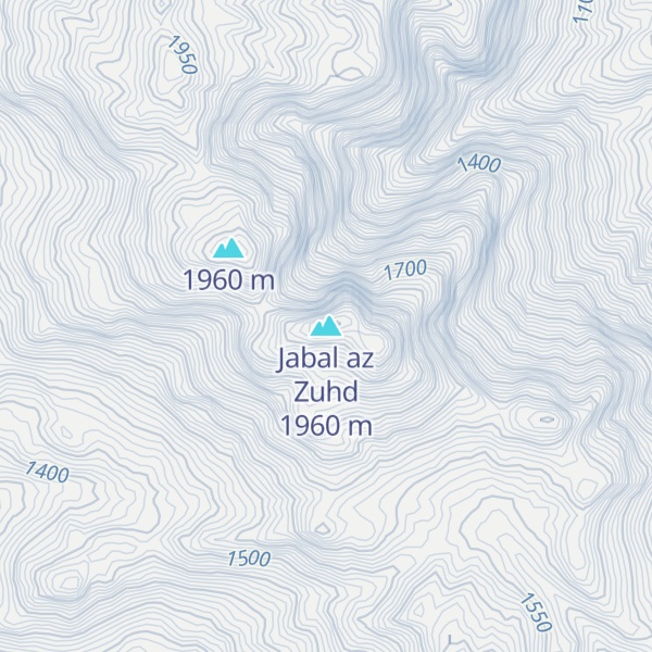 Map of Jabal az Zuhd