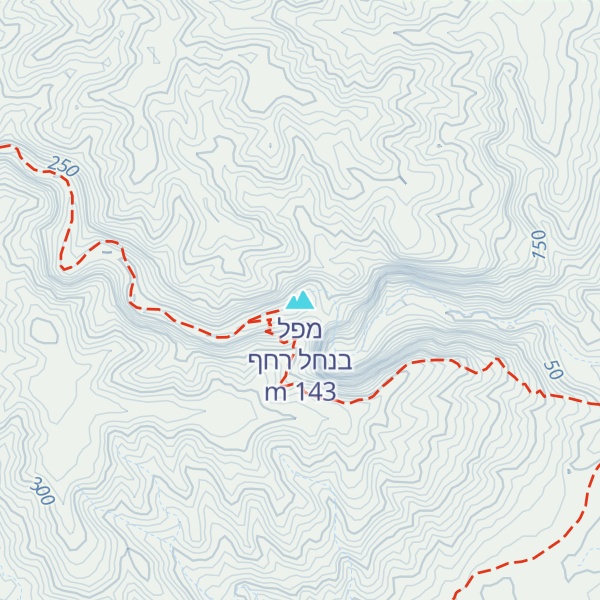 Map of מפל בנחל רחף