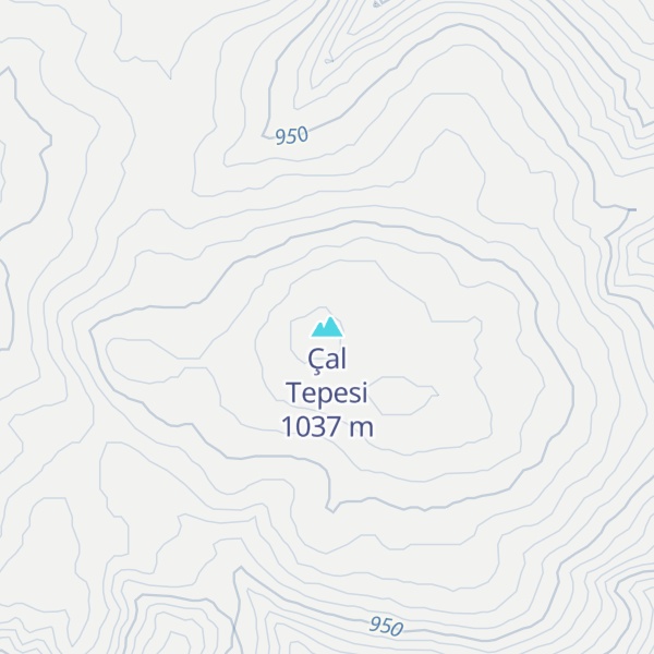 Map of Çal Tepesi