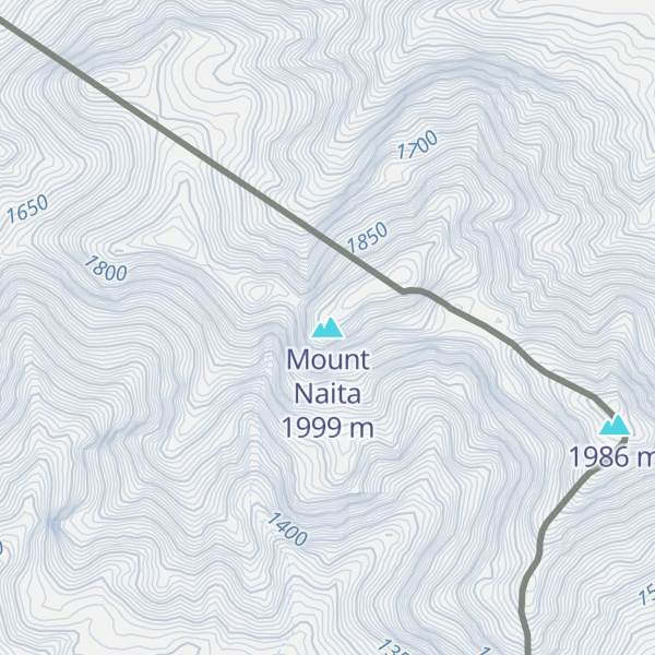 Map of Mount Naita