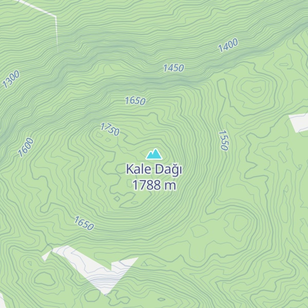 Map of Kale Dağı