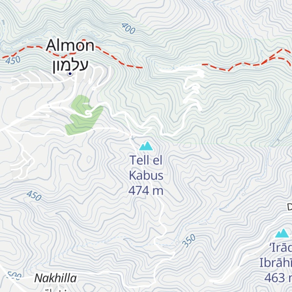 Map of Tell el Kabus
