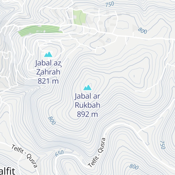Map of Jabal ar Rukbah