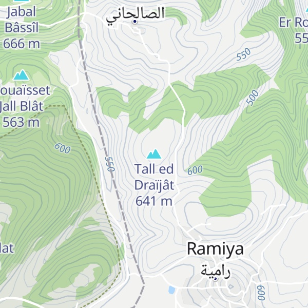 Map of Tall ed Draïjât