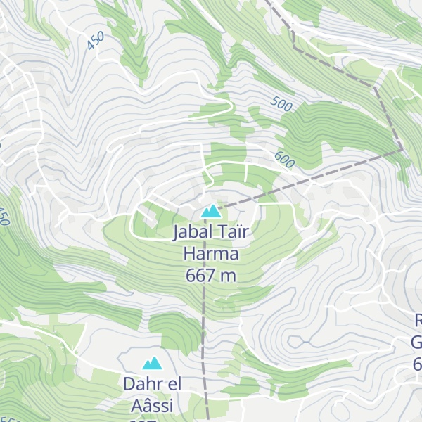 Map of Jabal Taïr Harma
