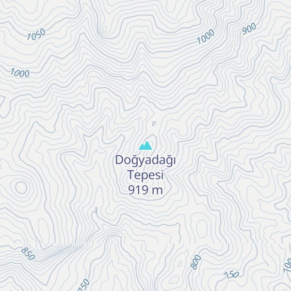 Map of Doğyadağı Tepesi