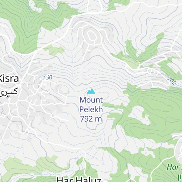 Map of Mount Pelekh