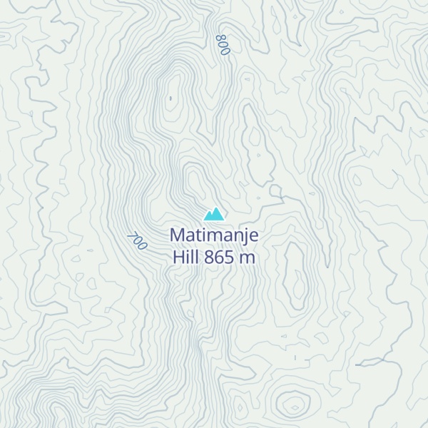 Map of Matimanje Hill