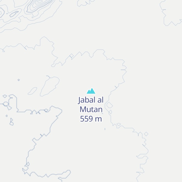 Map of Jabal al Mutan