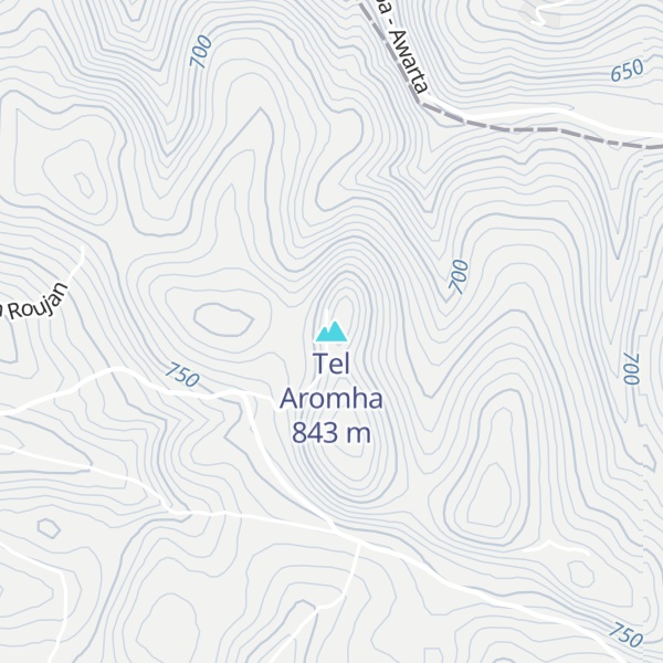 Map of Tel Aromha