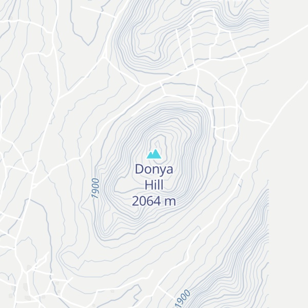 Map of Donya Hill