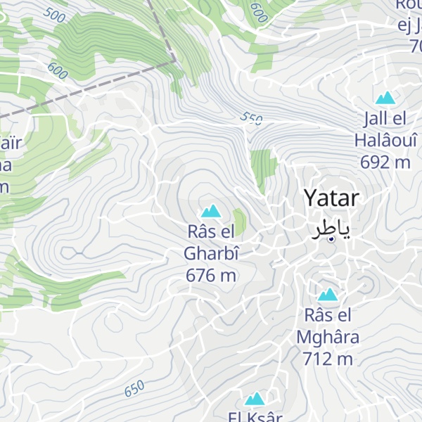 Map of Râs el Gharbî