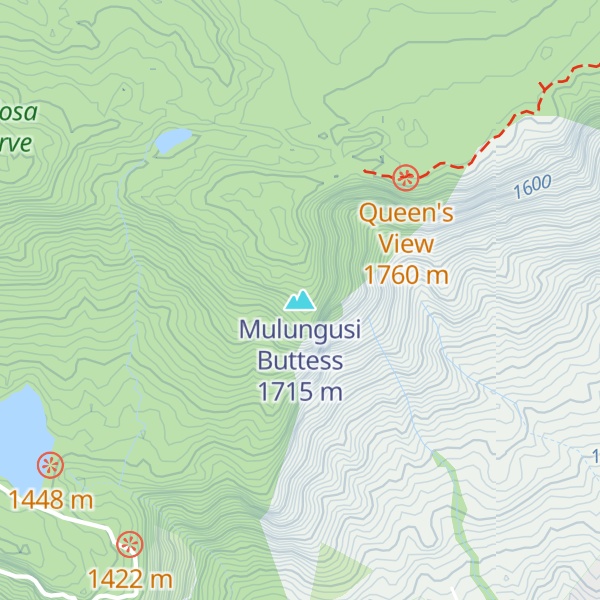 Map of Mulungusi Buttess