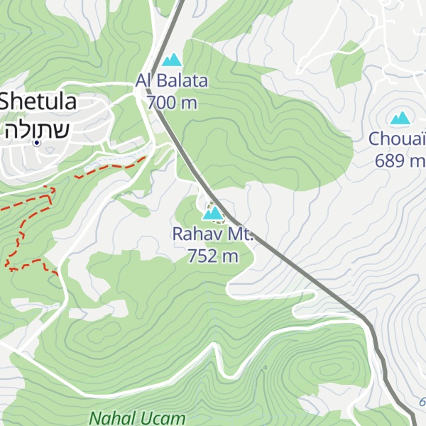 Map of Rahav Mt.