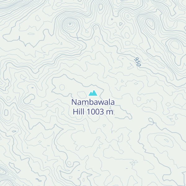 Map of Nambawala Hill