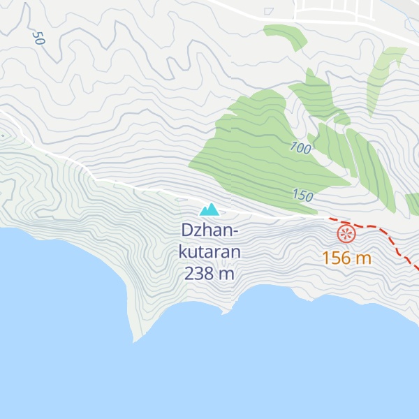 Map of Dzhan-kutaran