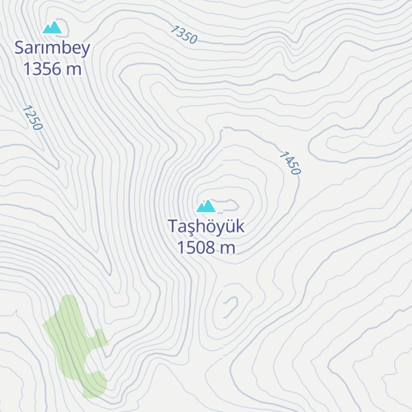 Map of Taşhöyük