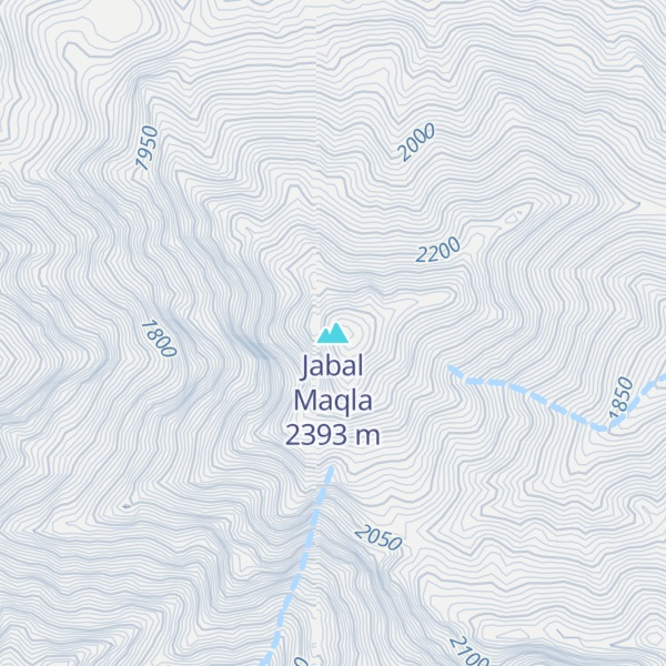 Map of Jabal Maqla