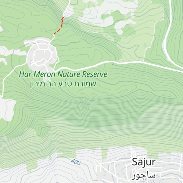 Map of Mt. Shezor