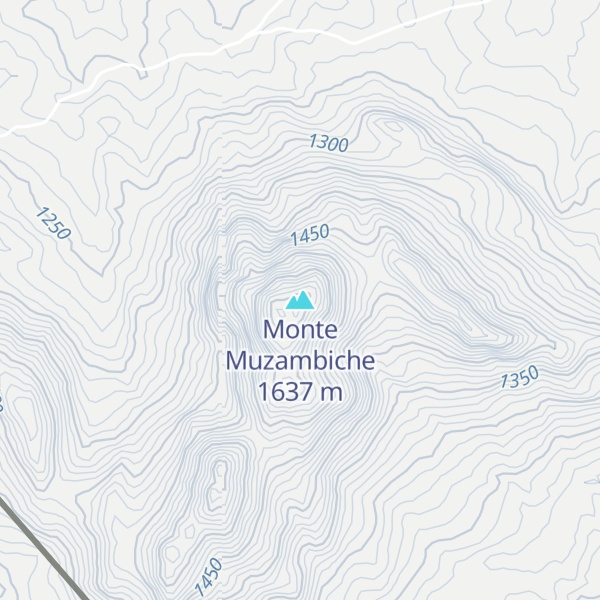Map of Monte Muzambiche