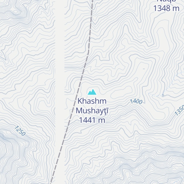 Map of Khashm Mushayţī