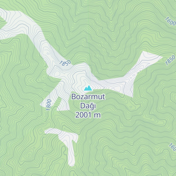 Map of Bozarmut Dağı