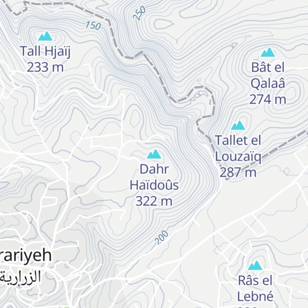Map of Dahr Haïdoûs
