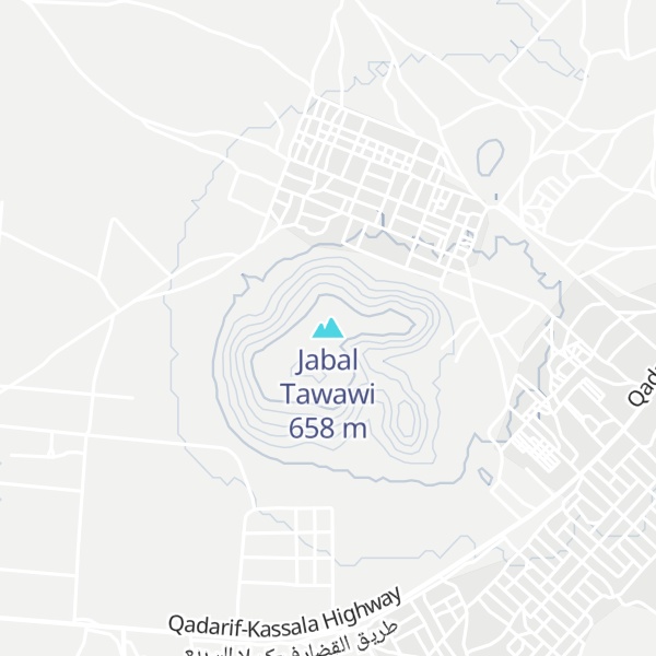 Map of Jabal Tawawi