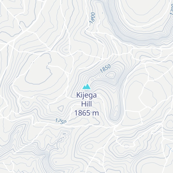 Map of Kijega Hill