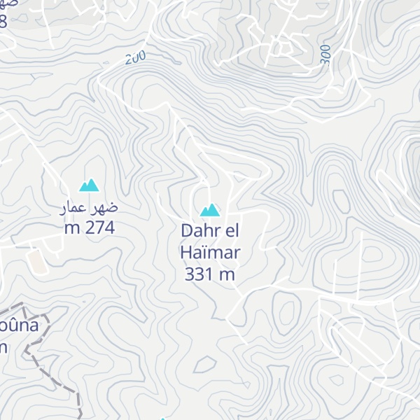 Map of Dahr el Haïmar