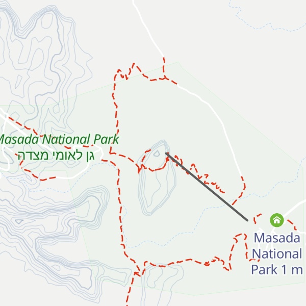 Map of Masada