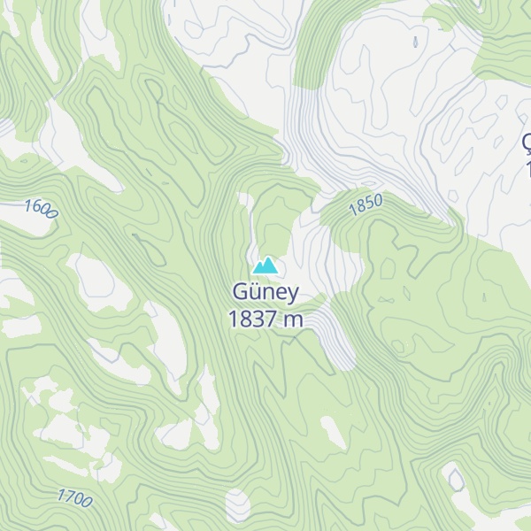 Map of Güney