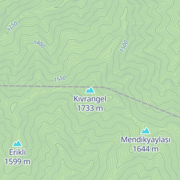 Map of Kıvrangel
