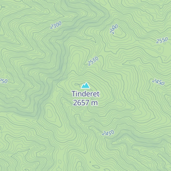 Map of Tinderet