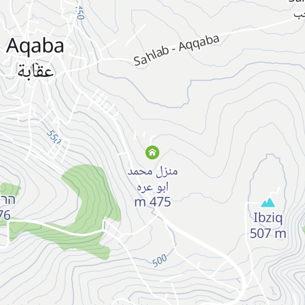 Map of منزل محمد ابو عره