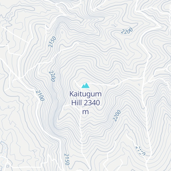 Map of Kaitugum Hill