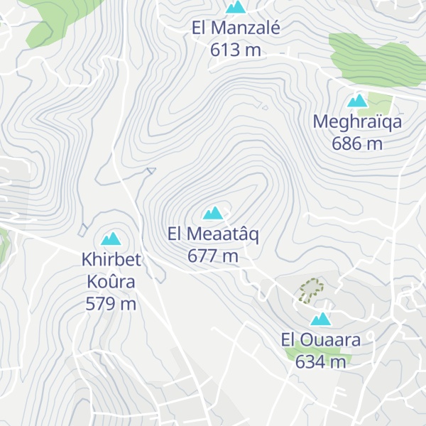 Map of El Meaatâq